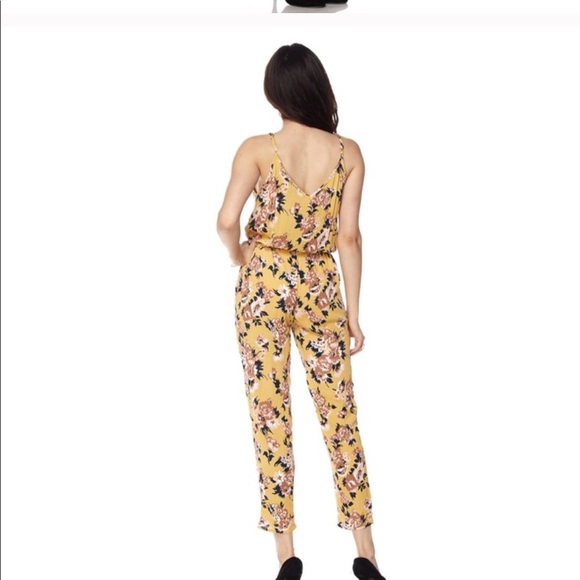 Floral Prints Spaghetti Straps Jumpsuit - Picture 3 of 5